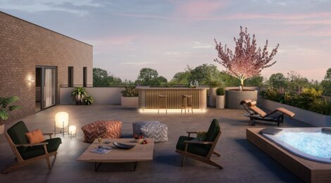 Programme immobilier neuf CARACT'R - Rueil-Malmaison : Résidence studio–T5 avec cadre verdoyant et confort optimisé proche des commodités (92500) - Référence : 14341