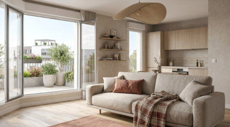 Programme immobilier neuf CARACT'R - Rueil-Malmaison : Résidence studio–T5 avec cadre verdoyant et confort optimisé proche des commodités (92500) - Référence : 14341