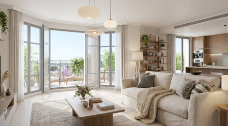Programme immobilier neuf Résidence Longchamp - Saint Cloud cadre végétalisé aux portes de Paris (92210) - Référence : 17474