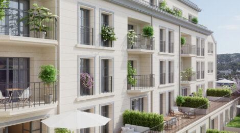 Programme immobilier neuf Résidence Longchamp - Saint Cloud cadre végétalisé aux portes de Paris (92210) - Référence : 17474