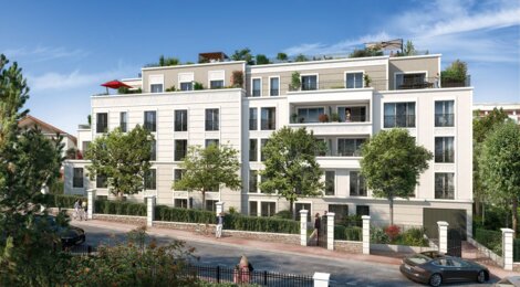 Programme immobilier neuf L'Aparté - Saint-Cloud : logements neufs sécurisés et verdoyants proche des transports (92210) - Référence : 8299