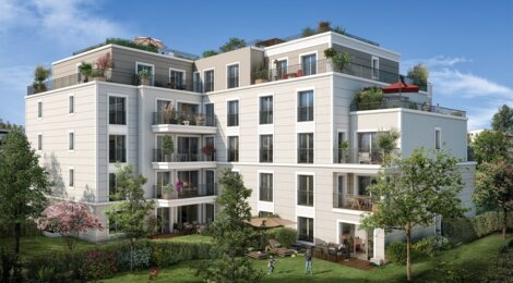 Programme immobilier neuf L'Aparté - Saint-Cloud : logements neufs sécurisés et verdoyants proche des transports (92210) - Référence : 8299