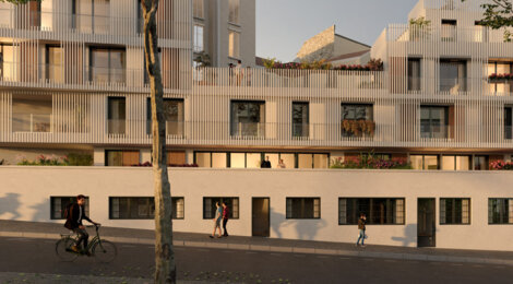 Programme immobilier neuf ALLURE - Vanves  à proximité du métro 12 et tram T2 (92170) - Référence : 16620