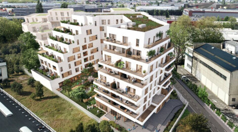 Programme immobilier neuf ILOT VERT - Villeneuve-la-Garenne  à proximité du tram T1 et ligne 15 (92390) - Référence : 15341
