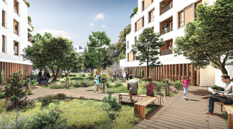 Programme immobilier neuf ILOT VERT - Villeneuve-la-Garenne  à proximité du tram T1 et ligne 15 (92390) - Référence : 15341
