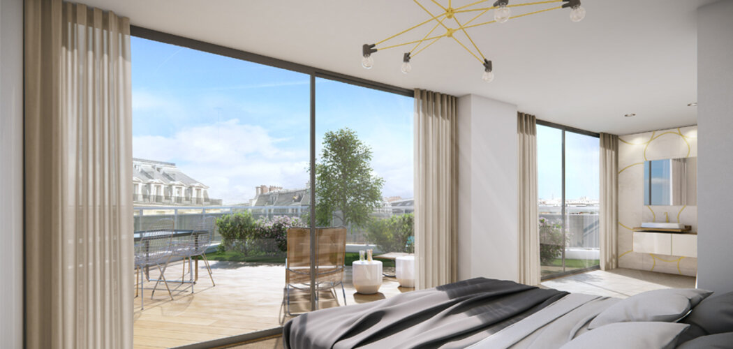 Programme immobilier neuf CONFIDENCE - Paris 9 : Résidence neuve avec piscine, SPA et terrasse près de la Place de Clichy (75009) - Référence : 2337