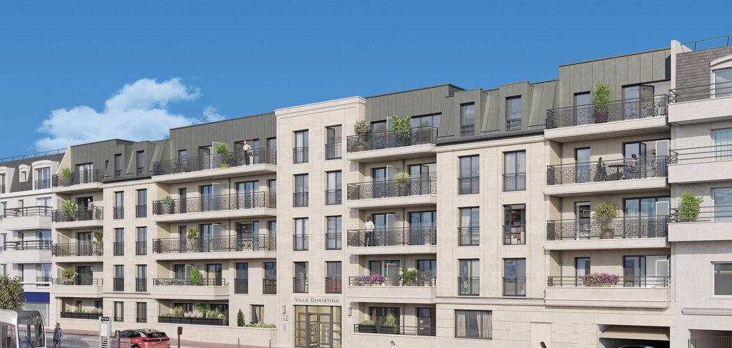 Programme immobilier neuf Villa Christina - Châtenay-Malabry au pied du tramway T10 (92290) - Référence : 16607