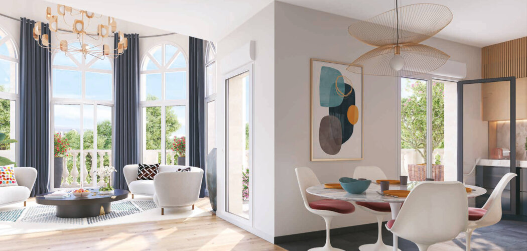 Programme immobilier neuf Panorama Beaurivage - Les Naïades - Clamart adresse résidentielle proche Bois de la Garenne (92140) - Référence : 17431