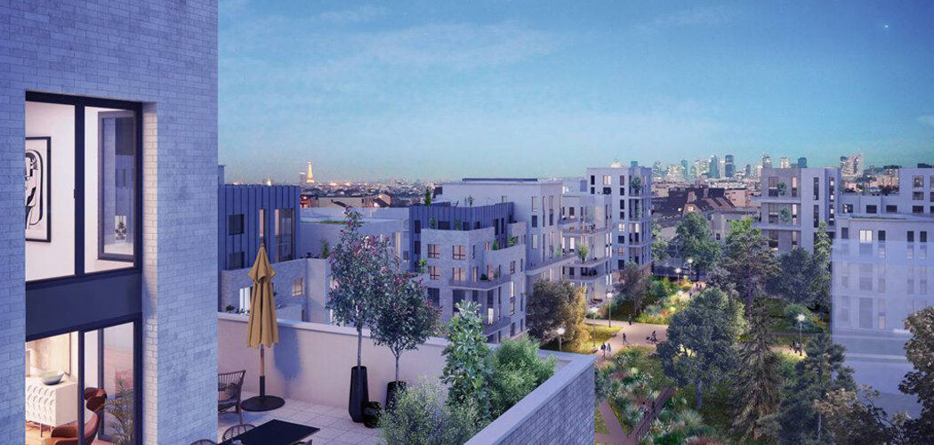 Programme immobilier neuf OVATION MAGELLAN - Colombes : résidences neuves avec terrasses et ascenseur près des berges (92700) - Référence : 14184