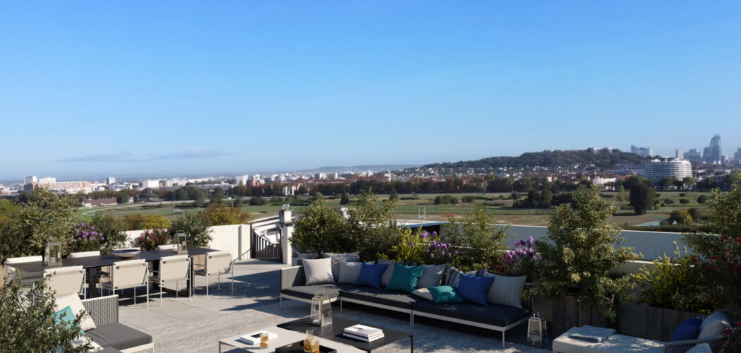 Programme immobilier neuf Les Terrasses de L'Hippodrome - Garches : logements neufs lumineux et sécurisés avec vue sur Saint-Cloud (92380) - Référence : 14963