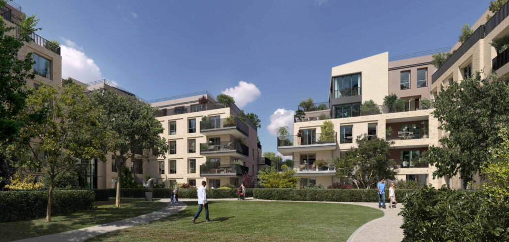 Programme immobilier neuf Les Terrasses de L'Hippodrome - Garches : logements neufs lumineux et sécurisés avec vue sur Saint-Cloud (92380) - Référence : 14963