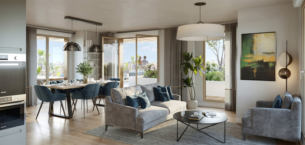 Programme immobilier neuf Serene C - Gennevilliers à deux pas du métro Les Agnettes (92230) - Référence : 18339