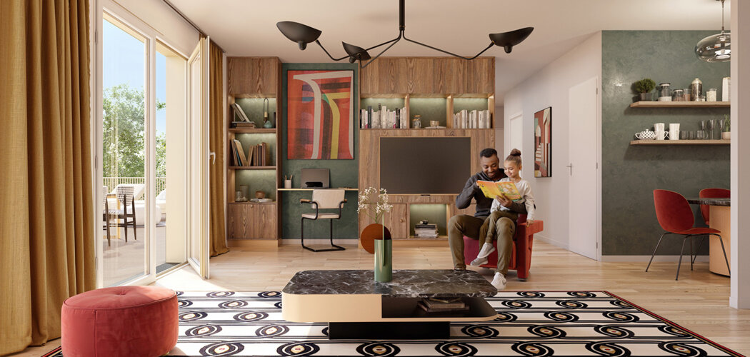 Programme immobilier neuf Rooj - Cœur des Agnettes - Gennevilliers logements du studio au 5 pièces près de Paris (92230) - Référence : 17926