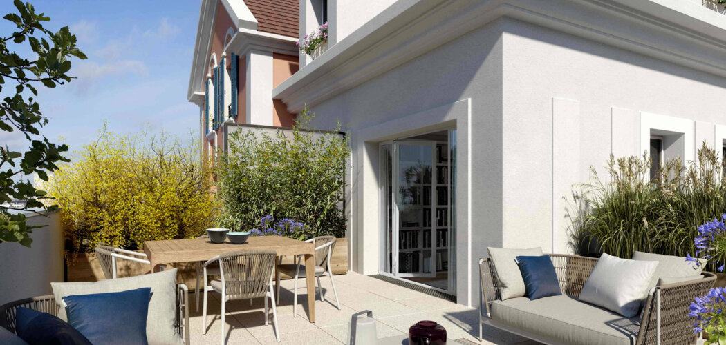 Programme immobilier neuf Agapanthe - Le Plessis-Robinson : Résidence studio–T5 avec cadre vénitien et confort optimisé proche des commodités (92350) - Référence : 14254