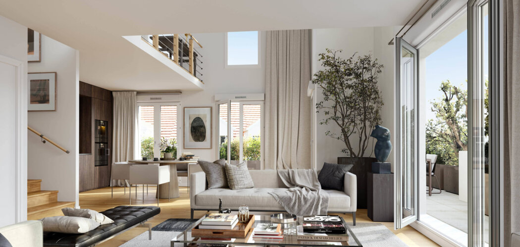 Programme immobilier neuf Agapanthe - Le Plessis-Robinson : Résidence studio–T5 avec cadre vénitien et confort optimisé proche des commodités (92350) - Référence : 14254