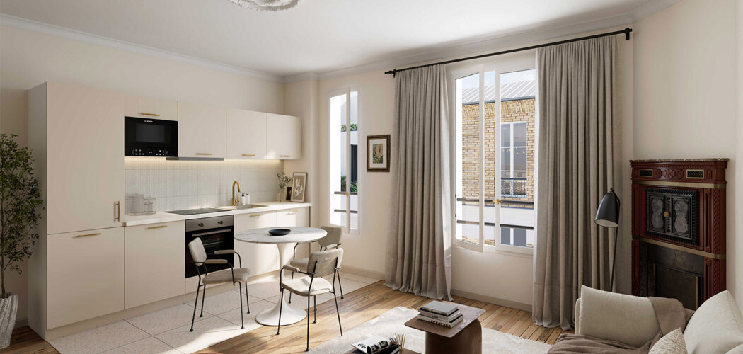 Programme immobilier neuf MARJOLIN - Levallois-Perret réhabilitation à proximité des quais de Seine (92300) - Référence : 18139