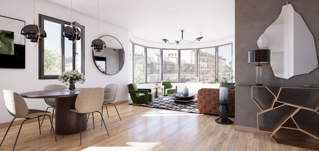 Programme immobilier neuf LES TERRASSES DE LA ROTONDE - Paris 12 à deux pas du métro 8 Porte de Charenton (75012) - Référence : 8875