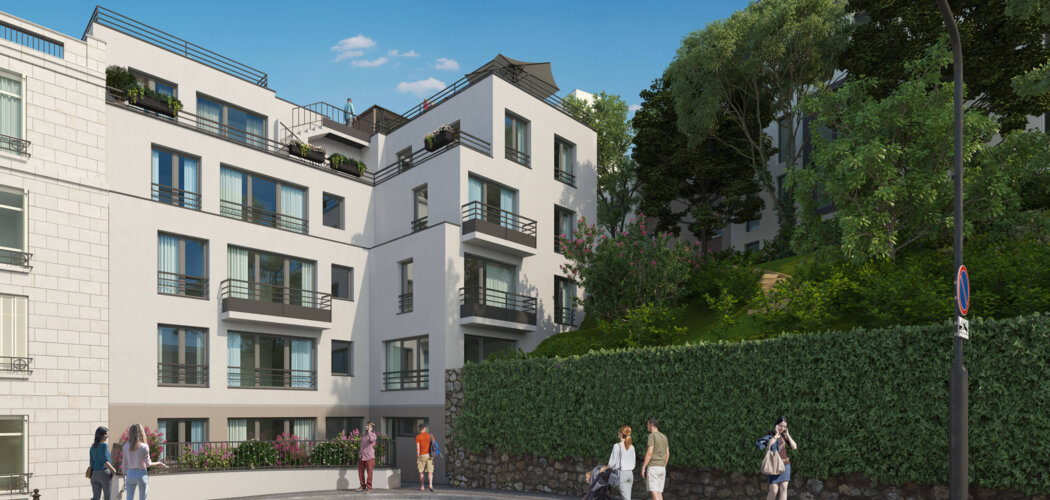 Programme immobilier neuf PALAZZO - Paris 19 : Résidence studio–T4 avec cadre résidentiel et confort optimisé proche des commodités (75019) - Référence : 6694