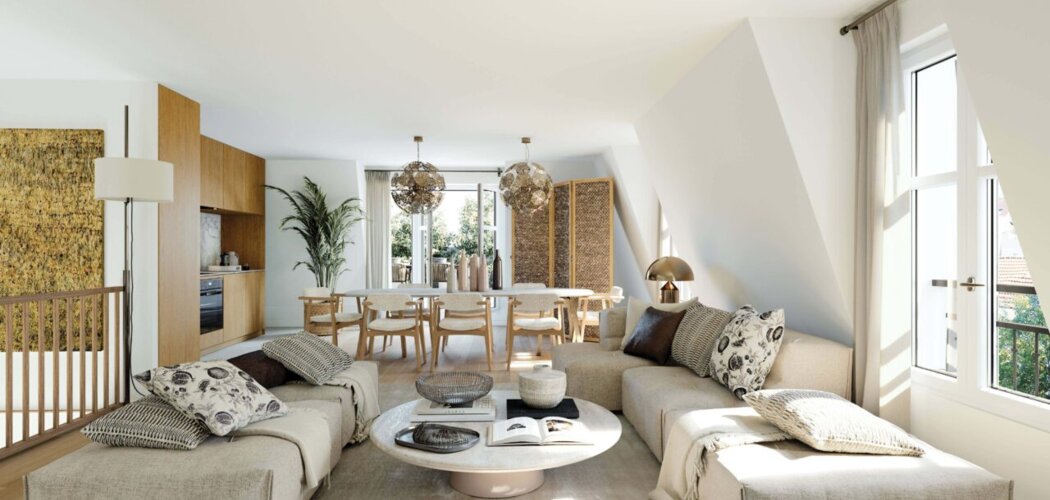 Programme immobilier neuf Villa Collin - Puteaux à proximité de la gare et des lignes L, U et T2 (92800) - Référence : 16142