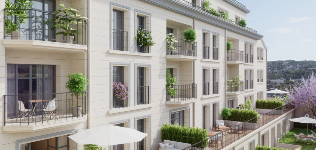 Programme immobilier neuf Résidence Longchamp - Saint Cloud cadre végétalisé aux portes de Paris (92210) - Référence : 17474
