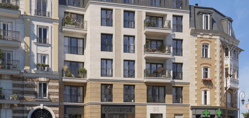 Programme immobilier neuf 90 REPUBLIQUE - Saint-Cloud logements du 1 au 4 pièces à 26 minutes de Paris (92210) - Référence : 17758