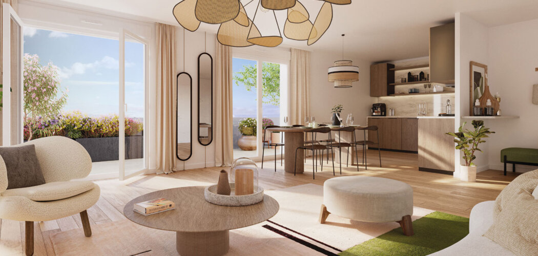 Programme immobilier neuf LES TERRASSES DU MONT - Suresnes résidence neuve proche Transilien L et La Défense (92150) - Référence : 14143