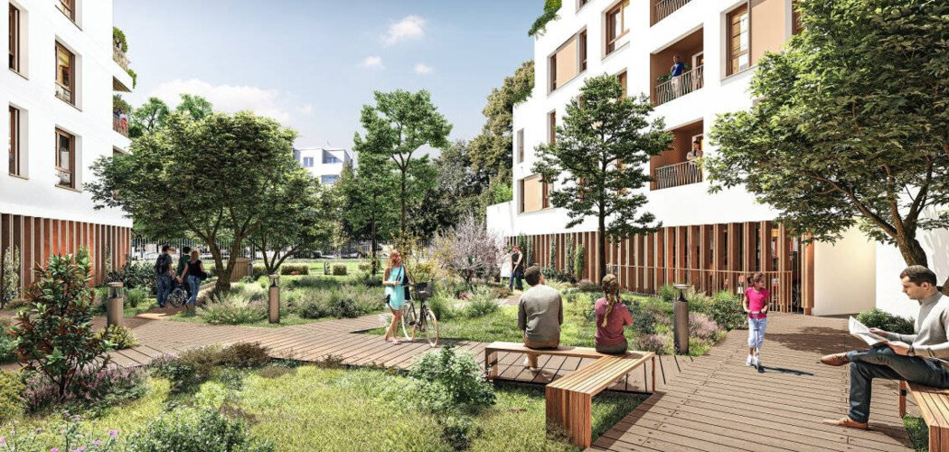 Programme immobilier neuf ILOT VERT - Villeneuve-la-Garenne  à proximité du tram T1 et ligne 15 (92390) - Référence : 15341