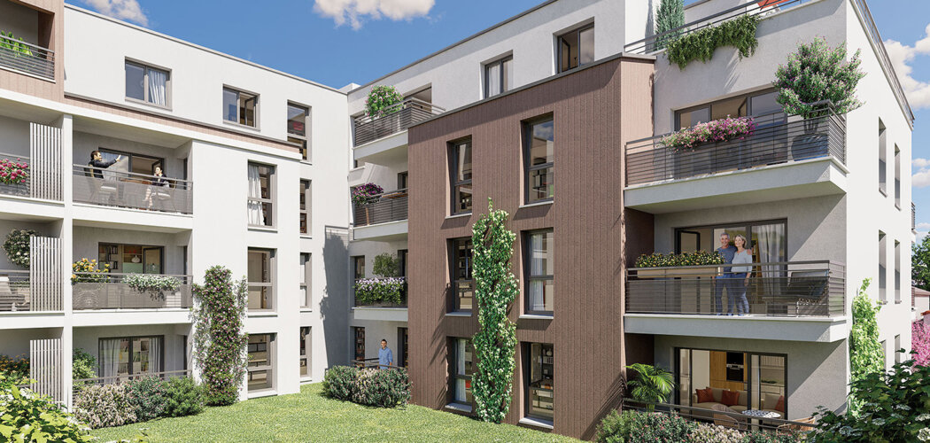 Programme immobilier neuf Le Clos des Berges - Villeneuve-la-Garenne logements du 2 au 4 pièces avec vue Seine (92390) - Référence : 17713