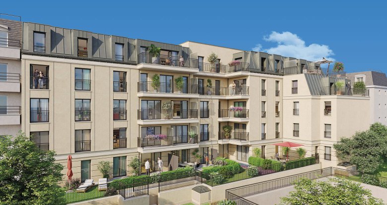 Achat / Vente immobilier neuf Châtenay-Malabry au pied de la station de tramway T10 (92290) - Réf. 12824