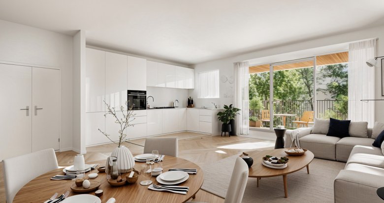 Achat / Vente immobilier neuf Suresnes à proximité immédiate du tramway T2 (92150) - Réf. 13079