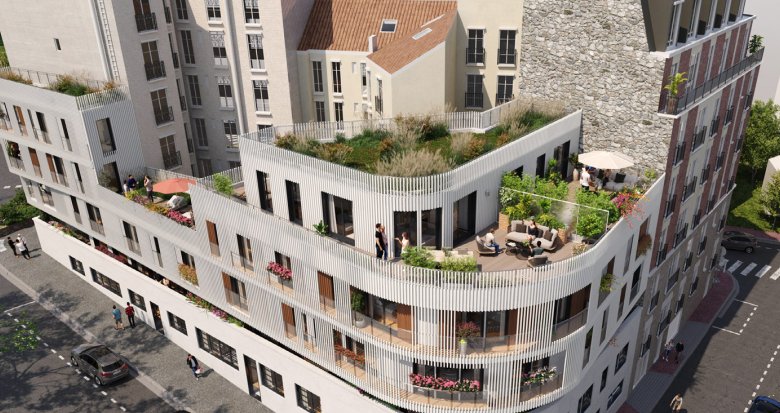 Achat / Vente immobilier neuf Vanves proche du métro 12 et du tram T2 (92170) - Réf. 13556
