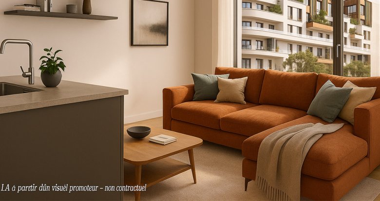 Achat / Vente immobilier neuf Villeneuve-la-Garenne à 4 km de la Porte de Saint-Ouen (92390) - Réf. 13582