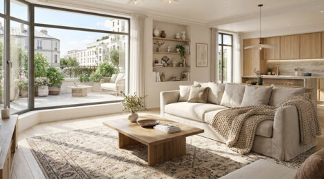Programme immobilier neuf New Art - Asnières-sur-Seine logements lumineux près de Paris et La Défense (92600) - Référence : 17671