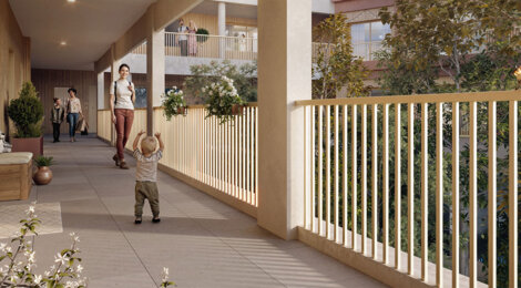 Programme immobilier neuf Coeur des Agnettes - Gennevilliers cadre paysager proche La Défense et Paris (92230) - Référence : 17651