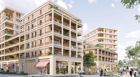 Programme immobilier neuf Coeur des Agnettes - Gennevilliers cadre paysager proche La Défense et Paris (92230) - Référence : 17651