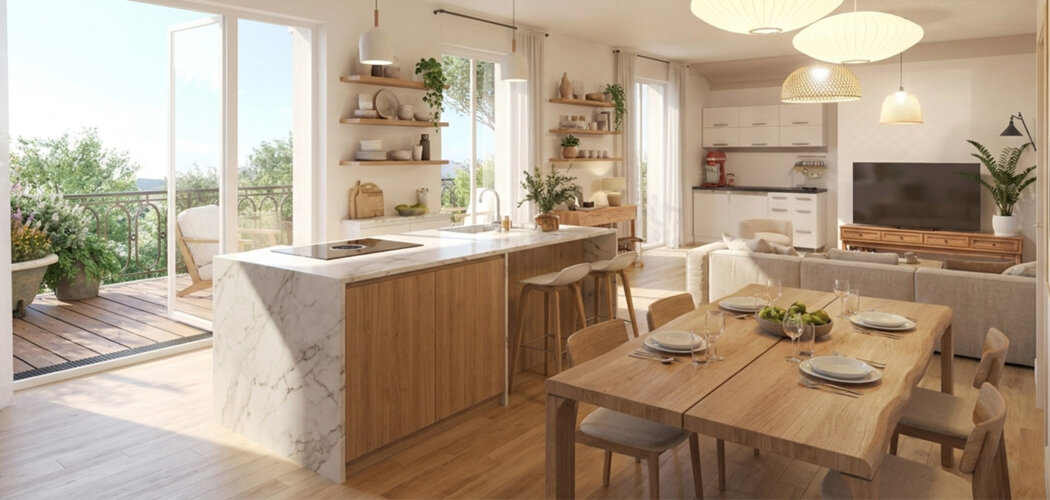 Programme immobilier neuf Plessis Le Magnifique - Le Plessis-Robinson appartements avec extérieur près du T6 (92350) - Référence : 17396